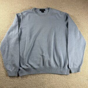 Brooks Brothers Pima Cotton Long Sleeve Sweater Blue Men’s Size Large